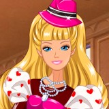 play Barbie'S Valentine'S Patchwork Dress