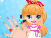 play Baby Barbie Ombre Nails