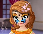 Sofia The First Face Tattoo