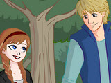 play Frozen Valentine Dressup Match