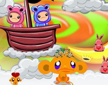 play Pencilkids Monkey Go Happy Valentines