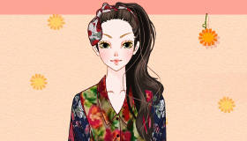 play Fashionably Floral Barbie Dress Up