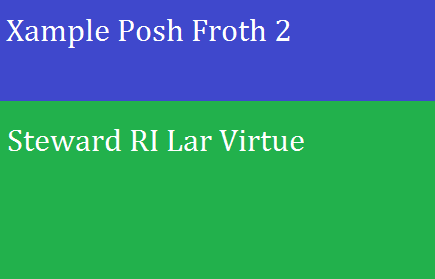 Xample Posh Froth 2