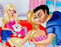 play Barbie Spa Love Kiss