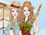 play Barbie Treasure Hunter Princess Dressup