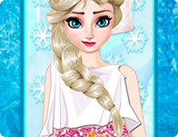 play Pregnant Elsa Spa Treatments