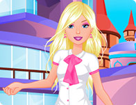 play Barbie Going To School Dress Up