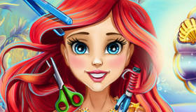 play Princess Ariel Real Haircuts