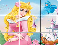 play Princess Aurora Swing Puzzle