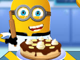 play Minion Cooking Banana Cake