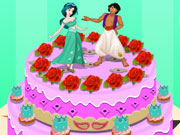 play Princess Jasmine Cake Kissing