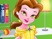 play Litte Princess Belle Cleanup Kissing