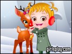 Baby Hazel Reindeer Surprise