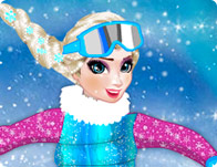 play Elsa Snowboarder