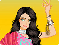 play Bollywood Dancer Dress Up