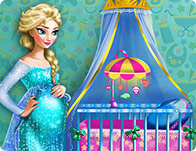 play Pregnant Elsa Maternity Deco