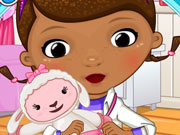 play Doc Mcstuffins Lamb Injury Kissing