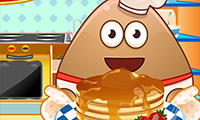 play Pou: Cooking Pancakes