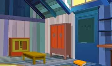 play Blue Wood House Escape