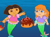 play Dora And Mermaid Birthday
