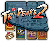 play Tri-Peaks 2: Quest For The Ruby Ring