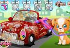play Puppy Car Wash