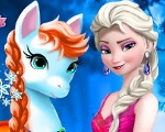 play Elsa Pony Caring