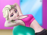 play Elsa Gym Workout 2