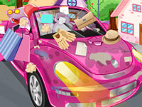 play Clean My Pink Car 2