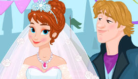 play Design Your Frozen Wedding Dress