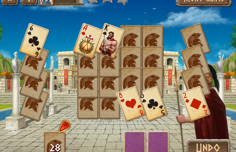 play Spartan Solitaire