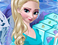 play Frozen Elsa Crystal Match