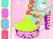 play Hello Kitty Shoes Designer