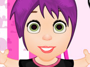 Baby Rapunzel Emo Hair