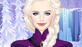 Barbie Queen Elsa Dress Up