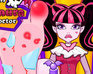 play Monster High Draculaura Foot Doctor