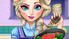 play Frozen Elsa Real Cooking