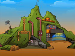 play Games2Attack Under Mountain Alien Escape