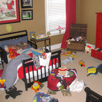 play Messy Kids Room Objects