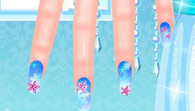 play Elsa’S Frozen Manicures