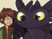 play Train Your Dragon Lunch Kissing