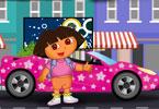 play Dora Car Racing
