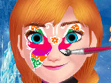 play Frozen Anna Face Painting