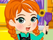 play Princess Anna Easter Treats Kissing