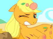 play Apple Jack Pony Feet Doctor Kissing