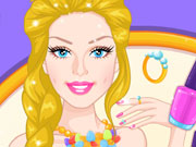 play Barbie Easter Nails