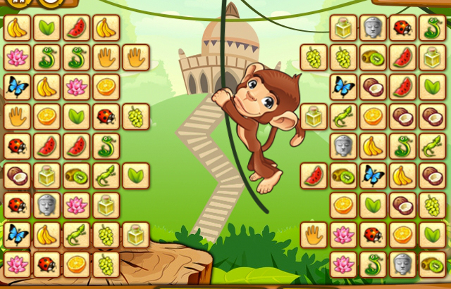 play Monkey Mahjong Connect