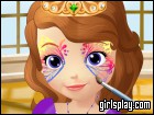 play Sofia The First Face Art