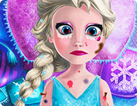 play Injured Elsa Frozen