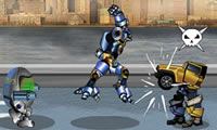 play Transformer Robot War